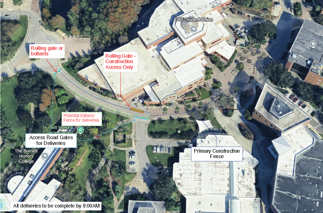 map of construction impacts